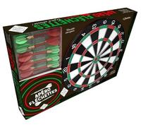 Apéro fléchettes: Le jeu d'adresse ! - Coffret avec 1 cible 2 faces, 10 fléchettes et 1 carnet avec des règles de jeu et des feuilles de score