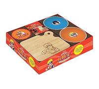 Apéro Naruto, ce soir les ninjas sont de sortie !: Coffret avec 2 bols, 4 sous-verres, 1 planche en bois gravée et 1 livret de recettes