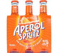 Aperol Spritz 20cl x24 Bottiglie 8 Confezioni da 3 Aperitivo Ready to Drink