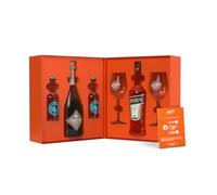 Aperol Spritz Kit: Aperol 70 cl; Prosecco Frattina 70 cl; 2 Soda Thomas Henry 20 cl; 2 Calici Spritz