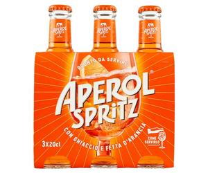 Aperol - Spritz Pronto da Bere, 3 x 20 cl, 9% Vol | L'aperitivo pronto da bere per lo Spritz dell'ultimo minuto, buono proprio come al bar