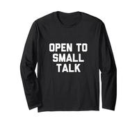 Aperto a Piccole Conversazioni Maglia a Manica