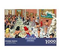 Apertura della Galleria d'Arte di Firenze Puzzle in Legno Impermeabile DIY Puzzles Da 1000 Pezzi Per Adulti Colorati Giochi Educativi