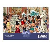 Apertura della Galleria d'Arte di Firenze Puzzle in Legno Impermeabile DIY Puzzles Da 1000 Pezzi Per Adulti Colorati Giochi Educativi