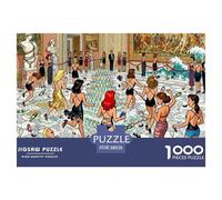 Apertura della Galleria d'Arte di Firenze Puzzle in Legno Impermeabile DIY Puzzles Da 1000 Pezzi Regali Per Adulti Colorati Giochi Di Impegnativi
