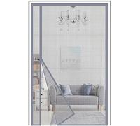 Apertura Laterale Zanzariera Magnetica per Porte 105x125CM Fibra di vetro,Reversibile Sinistro Destro Zanzariera Magnetica per Porte Finestra,Facile da Installare,Resistente agli strappi