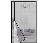 Apertura Laterale Zanzariera Magnetica per Porte 115x200CM Fibra di vetro,Reversibile Sinistro Destro Zanzariera Magnetica per Porte Finestra,Facile da Installare,Resistente agli strappi