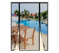 Apertura Laterale Zanzariera Magnetica per Porte 130x240cm Zanzariera Porta Magnetica, Magnetica Auto Chiusura Anti Zanzare Rete, Tenda Porta Magnetica per Porte Balcone, Doppia Apertura Laterale