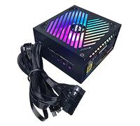 APEVIA ATX-PM650W Premier 650W 80+ Gold Certified Active PFC ATX - Alimentatore semi-modulare da gioco con 366 modalità di illuminazione RGB