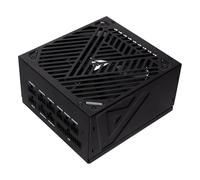 Apevia ATX-SL1000W Soul 1000W alimentatore completamente modulare compatibile ATX 3.0 e 3.1, PCIe 5.1 12 V-2 x 6, ATX Active PFC, design convertitore da CC a DC, ventola silenziosa da 140 mm
