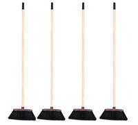 Apex 4 Scope Alte per Interni ed Esterni con Manico in Legno - Setole Lunghe Morbide e Resistenti, Ideale per Pavimenti Ruvidi - 130 cm