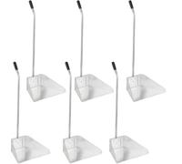 Apex 6x Alzaimmondizia in Metallo Zincato - Paletta Raccogli Rifiuti per Esterno, Super Resistente - 34x25x76 cm