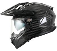 Apex AC500 Carbon Solid, casco avventura M female Nero