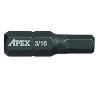 APEX AMB1HX12 - 25 IND. 1 SAE hex Head 3/16 25PK