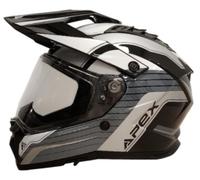 APEX AT300 Everest Casco, nero-grigio-bianco, taglia M per maschi