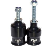 Apex Coopegs Stunt-Scooter Pegs Trick Roller Bark Stangen Achsen Set Nero