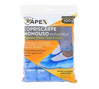Apex Copriscarpe Monouso 100 pezzi in plastica Usa e Getta, misura universale