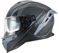 APEX FI200 Madrid Casco, nero-grigio, taglia XS per maschi