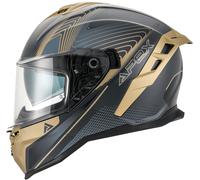 APEX FI200 Madrid Casco, nero-oro, taglia 2XL per maschi