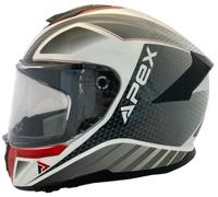 APEX FT300 New York Casco, grigio-argento, taglia XL per maschi
