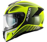 APEX FT300 New York Casco, nero-giallo, taglia XL per maschi