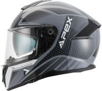 APEX FT300 New York Casco, nero-grigio, taglia XS per maschi