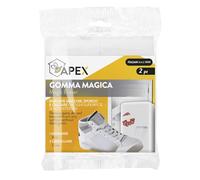 Apex Gomma Magica per Scarpe - Spugna Pulente Ecologica Senza Detersivi, Rimuove Sporco e Calcare - 2 Pezzi