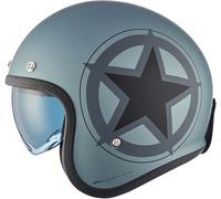Apex JI100 Star, casco aperto M female Opaco Grigio/Grigio Scuro/Nero