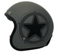 APEX JI100 Star Casco Jet, grigio, Taglia M (57/58)