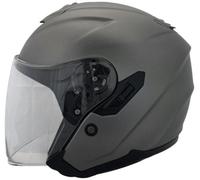 APEX JT300 Casco Jet, grigio, taglia L per maschi