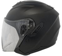 APEX JT300 Casco Jet, nero, taglia M per maschi