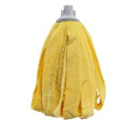 Apex Mocio Microfibra con Doppie Frange per Lavapavimenti, Giallo, 165 grammi