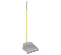 Apex Paletta Raccolta Polvere con Manico in Metallo e Baffo in Gomma - Modello Duck - Alzaimmondizia Professionale con Piedino Ferma-Paletta - 27x27x84 cm