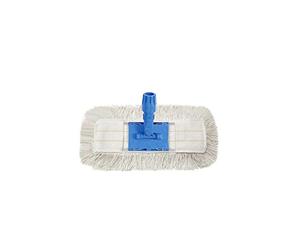 Apex Scopa Cotone Lavapavimenti Professionale con Frange in Cotone e Testa Snodata, 40cm