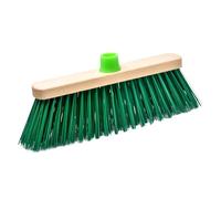 Apex Scopa da Esterni con Setole Extra-Resistenti - Assicella in Legno, Leggera e Pratica, Ideale per Balconi, Terrazzi e Vialetti