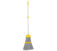 Apex Scopa da Esterni con Setole Extra-Resistenti - Manico Allungabile in Alluminio, Ideale per Foglie, Terra ed Erba, Perfetta per Giardini e Terrazzi