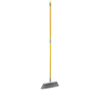 Apex Scopa per Interni con Manico Allungabile da 85 a 141 cm - Setole Morbide Antigraffio, Testa Larga 35 cm - Ideale per Pavimenti Delicati