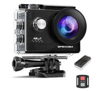 Apexcam 4K 60FPS EIS Action Cam 64MP WiFi Sports Camera Ultra HD Telecamera subacquea 40M Videocamera Impermeabile 2.4G Telecomando Time Lapse 2x1350mAh Batterie
