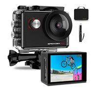 Apexcam 4K Action Cam Pro 20MP EIS WIFI Impermeabile 40M Sott'acqua Ultra HD Action Camera Mic Esterno 2'' 2.4G Telecomando 170°Grandangolare con 2x1200mAh Batterie e Kit di Accessori