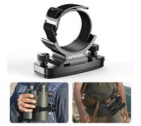 APEXEL BinoClamp Pro - Kit di montaggio per binocolo 2 in 1 a sgancio rapido, piastra a sgancio rapido da 38 mm e filettatura da 1/4", doppia modalità (zaino/treppiede), clip monoculare per bird