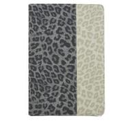 Apexel - Custodia in Pelle con Motivo Leopardato Bicolore, per Apple iPad Mini e iPad Mini con Display Retina, Colore Nero