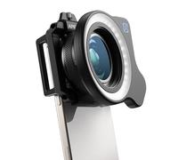 APEXEL Kit di lenti fotografiche macro HD, obiettivo macro 10-20X per iPhone e telefoni Android con clip universale e luce di riempimento, alta potenza 32 LED/CRI 95+/45 modalità di luce (compatibile