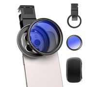 APEXEL Lente Filtro CPL per Cellulare da 67 mm, Set di Filtri Polarizzatori Universali per Cellulare con Attacco a Slitta Fredda, Adatto a Tutti gli Smartphone