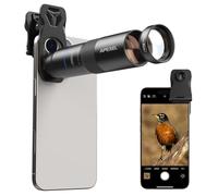 APEXEL Teleobiettivo Compatto 10x & Lente Macro 200 mm per Smartphone con Clip Universale, Obiettivo ED Professionale FMC, Adatto per iPhone 17/16/15... Samsung, Pixel e Altri Smartphone