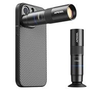 APEXEL Teleobiettivo Compatto 10x & Lente Macro 200 mm per Smartphone con Custodia per Telefono Dedicata, Obiettivo ED Professionale FMC, Adatto per iPhone 15 Pro Max