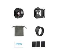 APEXEL ZM100 Obiettivo Macro Zoom 10-20X per Smartphone, Kit Microobiettivo HD, Supporta La Fotografia Macro