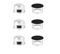 APGLSXY 2/4 / 6Pcs Copertura per Occhiali Nascondere LED Permettendo Ingresso Luce Sottile e Sicuro Adesivo LED Indicatori Ostacolo