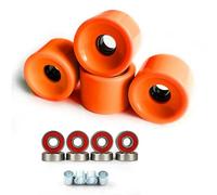 APGLSXY 4 cuscinetti per ruote ad alta resistenza antiruggine per skateboard, per pattinatori professionali, universali, cuscinetto ruota skateboard
