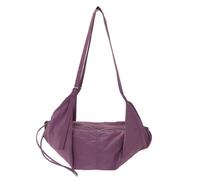 APGLSXY Borsa a tracolla elegante e spaziosa per l'uso quotidiano, borsa a tracolla casual con tracolla regolabile, progettata per il comfort e lo stile urbano. Elegante borsa da donna, Lilla
