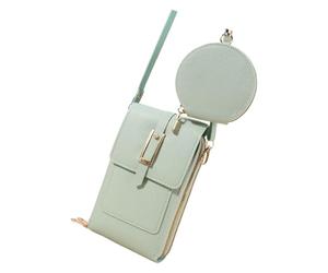 APGLSXY Borsa a tracolla leggera e trasparente a prova di graffio e resistente all'acqua, per proteggere tutti i giorni, Verde chiaro